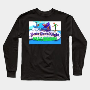 Peter Pan's Flight face mask design A Long Sleeve T-Shirt